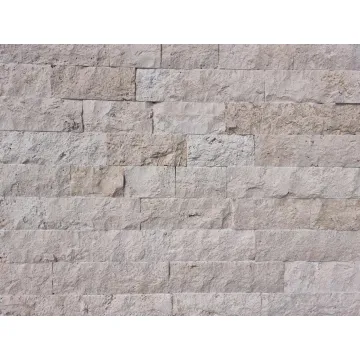 White travertine rock face 7L